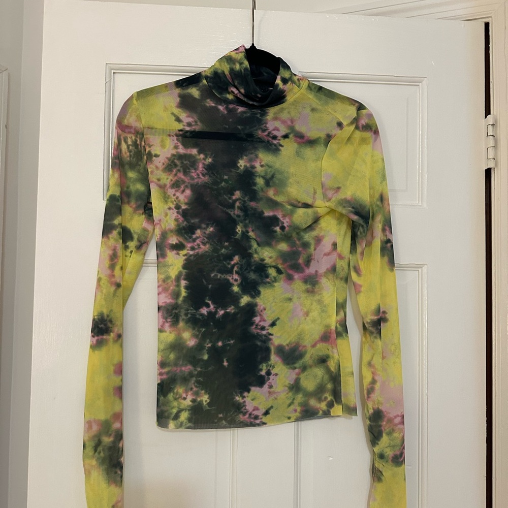 AFRM Multicolor Tie-Dye Long Sleeve Top